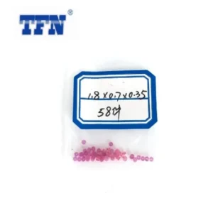 1.8*07*0.3mm OEM Customized Ruby Jewel Bearing