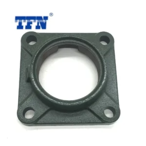 F206 Bearing Housing with Square 4-Bolt Flange Housing