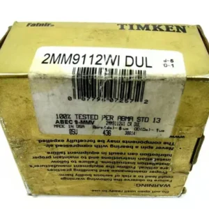 Fafnir 2mm9112wi Dul Superprecision Ball Bearing