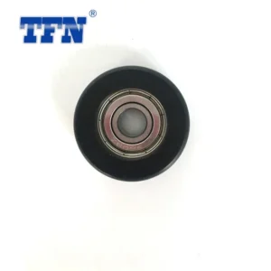 V Groove Nylon Coating 626zz Plastic Pulley Ball Bearing for Sliding Gate